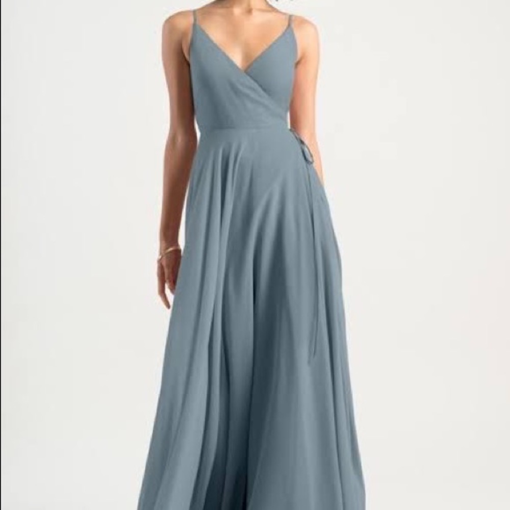 Jenny Yoo Bridesmaid Dress - James, Mayan Blue, 16